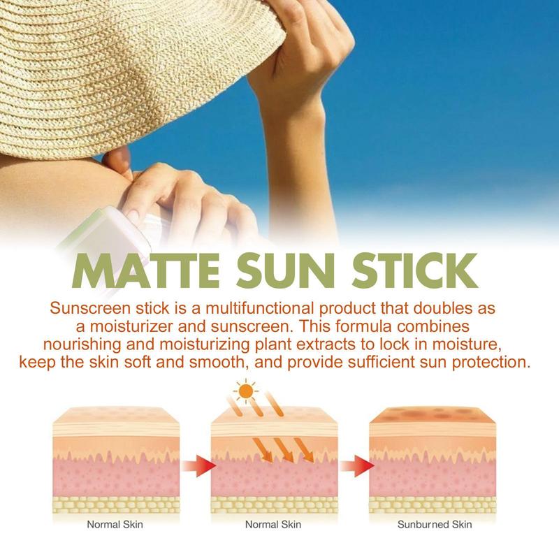 [Free shipping]Sun Screen SPF50+ Anti WrinkleUnisex Sun Stick Facial Skincare Sunscreen Uv Gentle ComfortSkin Repair