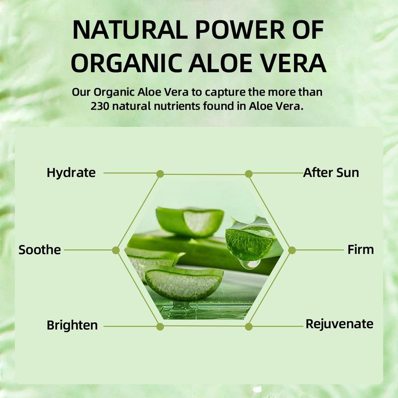 Aloe Vera Facial Moisturizing Cream, Refreshing & Non-greasy Face Moisturizers for Women, Soothing Skin Care Products