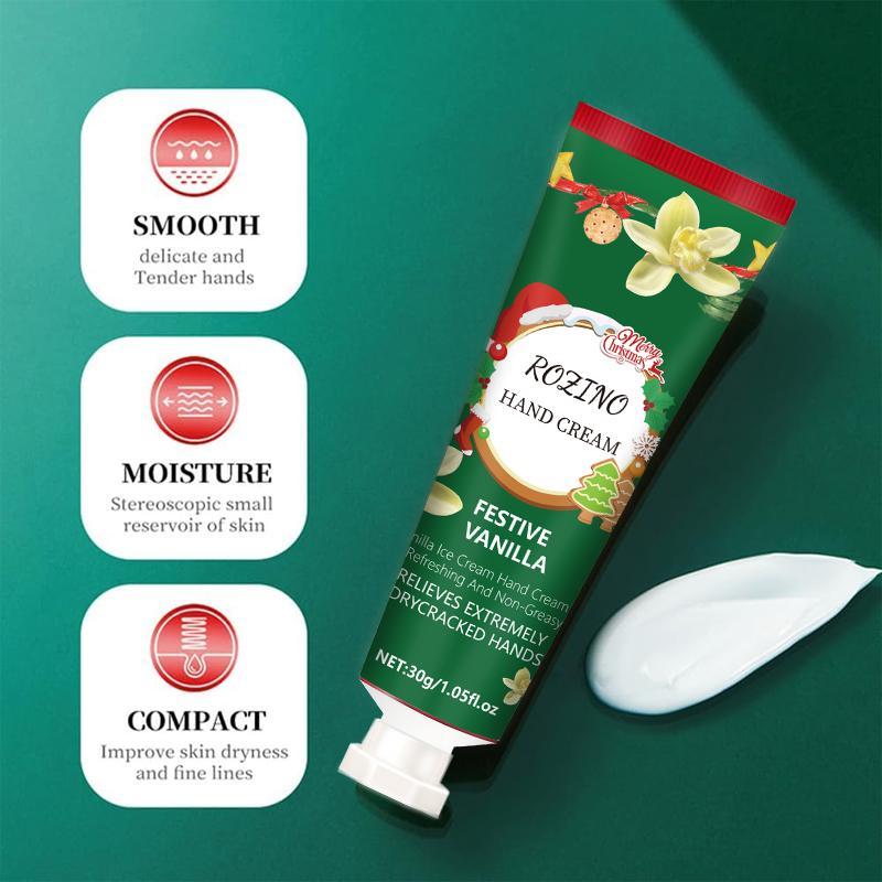 Moisturizing Hand Cream, 5pcs set Hand Skin Soothing Hand Oil, Cracks Caring Hand Cream, Hand Care Product for Women & Men, Christmas Gift