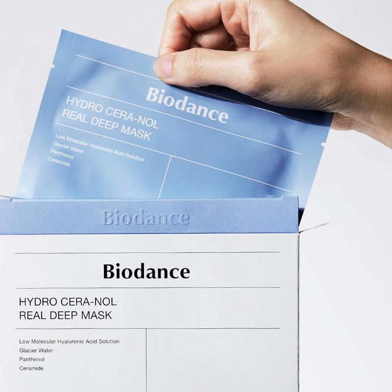 Biodance Bio-Collagen Real Deep Mask 4pcs + Hydro Cera-nol Real Deep Mask 4pcs Overnight Mask