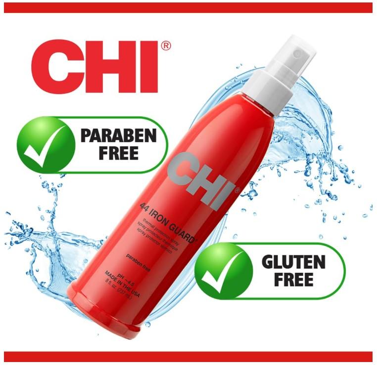 CHI 44 Iron Guard Thermal Protection Spray, Clear, 8 Fl Oz