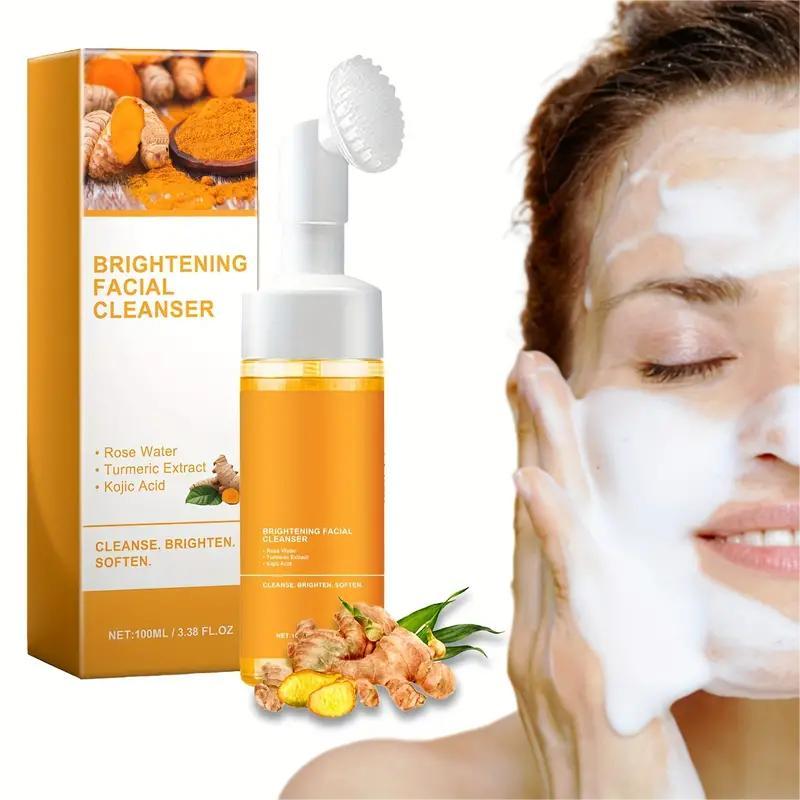 Turmeric Wash and Care twoPieceSet, TurmericCleansing Mousse,Turmeric SoapFacial CleansingSkincare FacialCleansing CleanserFacial Wash