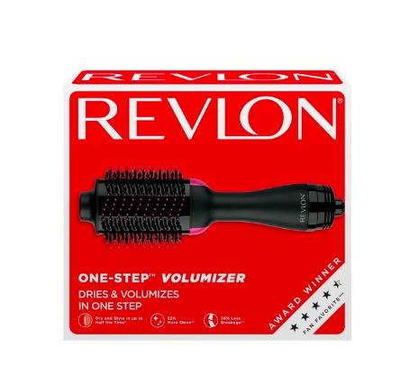 Revlon One-Step Volumizer Hair Dryer and Hot Air Brush, Black