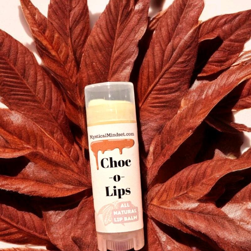 Organic Chocolate Lip Balm with Cocoa, Beeswax, and Shea Butter - Choco-Lips, Skincare Comfort