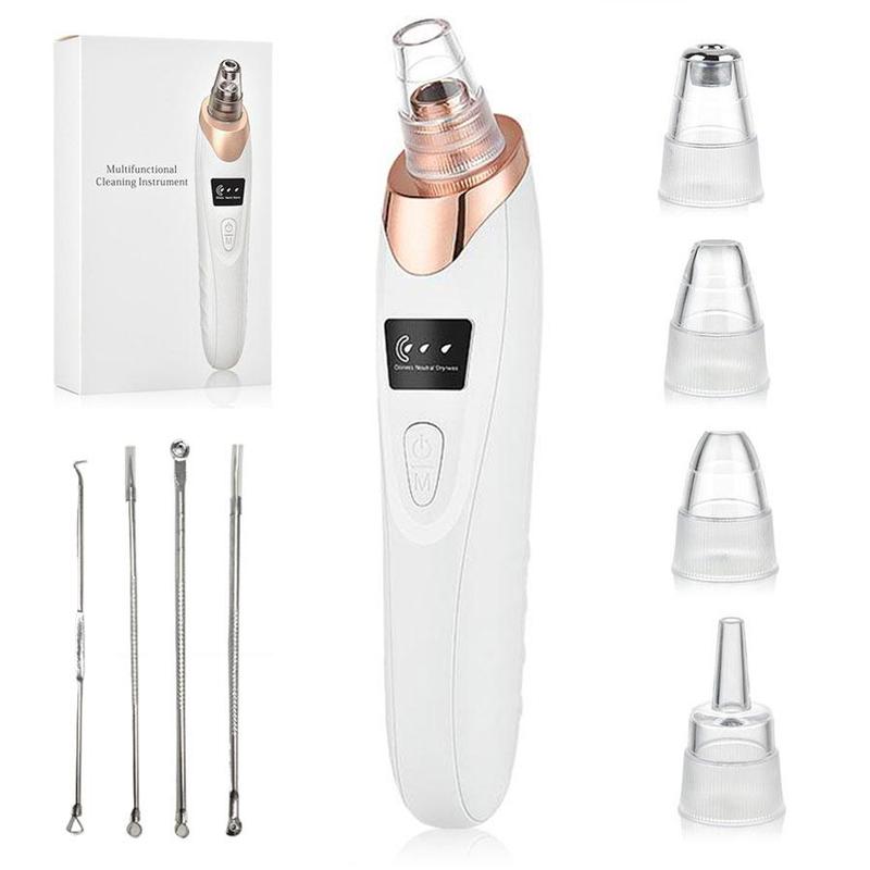 Electric Nose Blackhead Cleaner, Vacuum Suction Exfoliating T-zone Oil Cleaning Face Deep Pore Cleaner, Multifunctional Facial Cleaning Tool