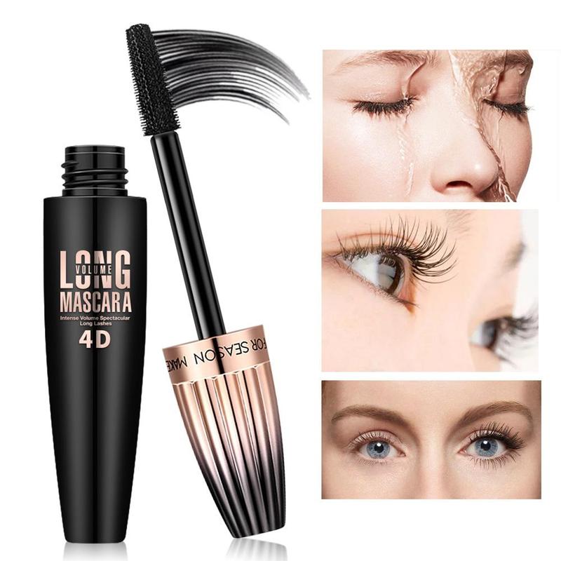 Long Lasting Mascara, 1 Count 2 Counts Waterproof Eyelash Extensions Mascara, Professional Eye Enhancement Makeup Products for Women & Girls