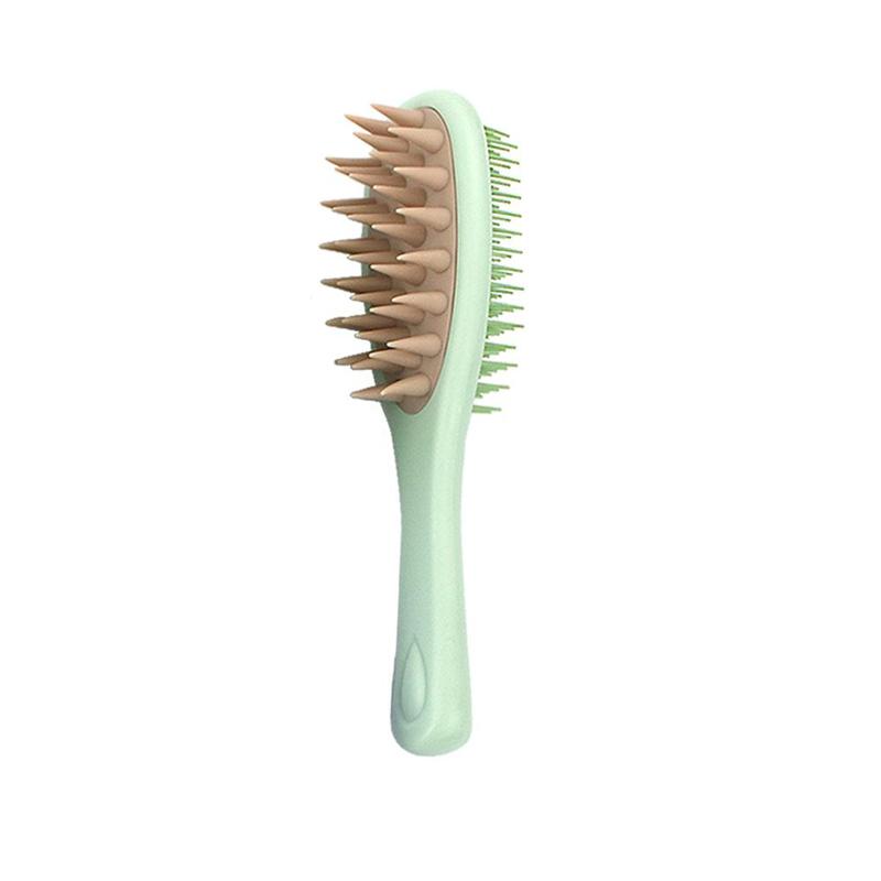 Double-sided Shampoo Brush, Long Handle Scalp Massage Comb, Hair Care & Styling Tool For Women & Men