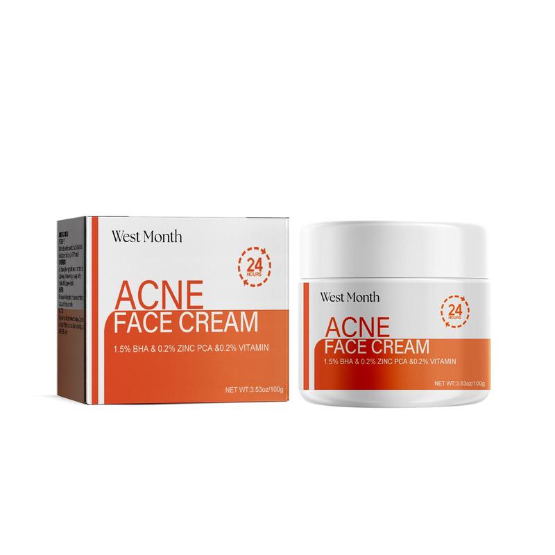 100g Acne Treatment Cream, Gentle Hydrating Facial Massage Cream, Deep Cleansing Face, Skin Firming Cream for Facial Care