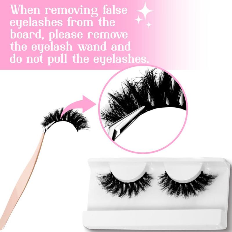 Fluffy False Eyelashes for Lash Extensions, 27 Pairs Natural Curling Strip Lashes, Full Volume Lash Clusters for Eyelash Extensions, Volumized Falsies Eyelashes, Cosmetic Spider Lashes Makeup Products, Fall Gift, Christmas Gift