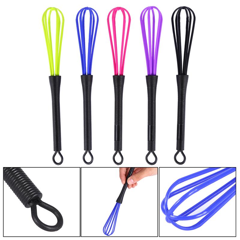 5PCS Plastic Salon Barber Hairdressing Hair Color Dye Cream Whisk Kitchen Balloon Mixer Tool