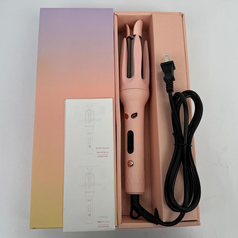 Automatic Hair Curling Iron,28mm Hair Curler Styling Tools for Home,Negative Ion Automatic Hair Curl Wand,4 Modes Temperatures Curling Iron for Women