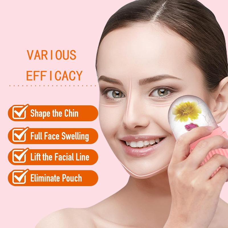 Face comfortable cube roller Eye and Neck Naturally Conditioning and Skin Care, De-Puff Eye Bags, Reduce Migraine Pain, Reusable Ice Face Roller