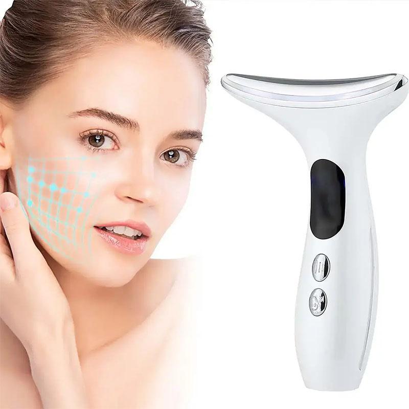 Three Level Constant Temperature Comfort Neck Beauty Instrument, Durable Neck and Face Skin Tightening and Lifting Massager, Christmas, Christmas Gift