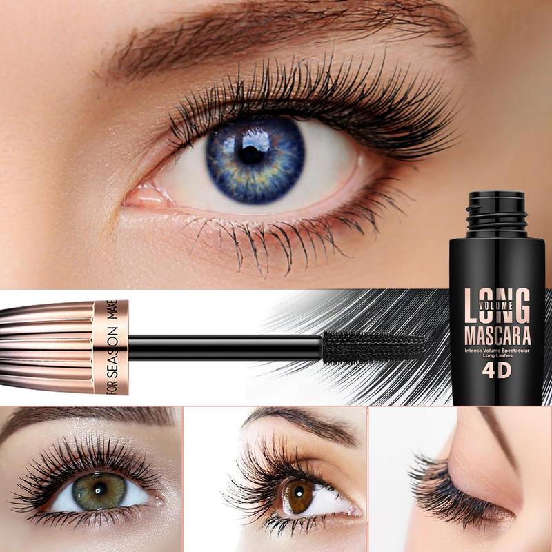 Long Lasting Mascara, 1 Count 2 Counts Waterproof Eyelash Extensions Mascara, Professional Eye Enhancement Makeup Products for Women & Girls