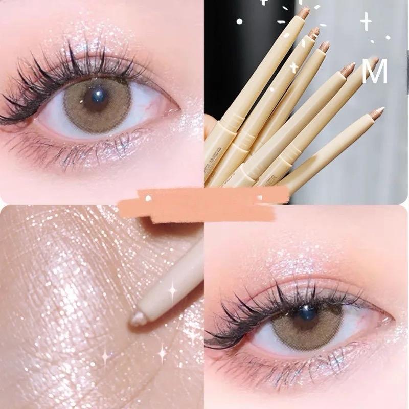 Shiny Chameleon Eyeliner Pencil Green Gold Purple Glitter Eye Shadow Lying Silkworm Pen Waterproof Beauty Cosmetics Women Makeup Lipliner