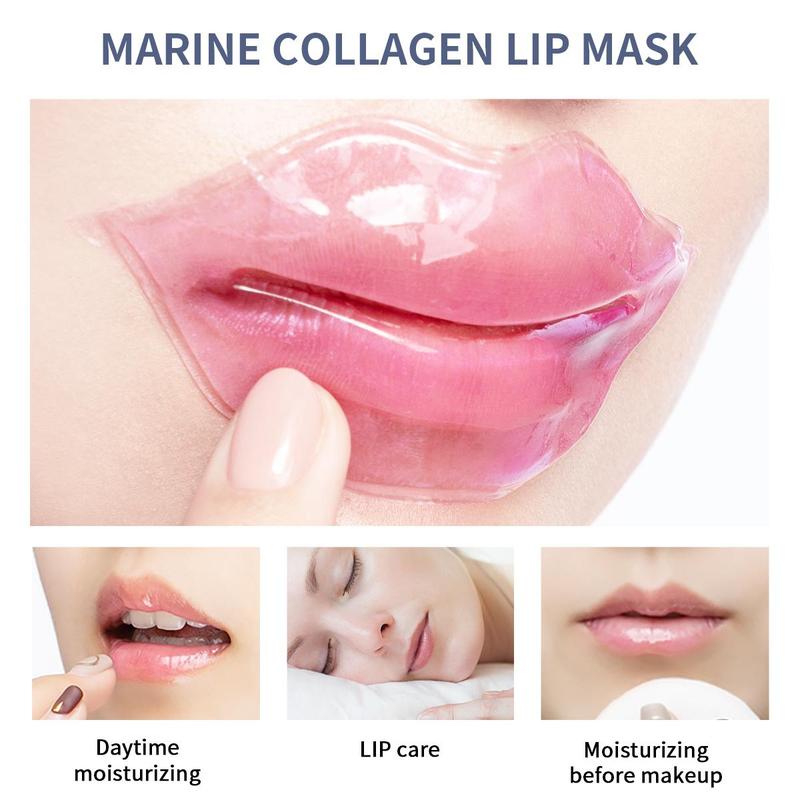 Moisturizing Lip Mask (20pcs), Hydrating Lip Care Patches, Lip Moisturizer Patches, Professional Lip Care Products for Women & Girls