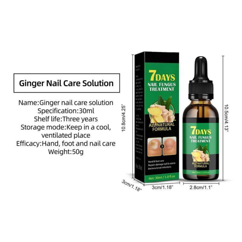 2-Pack Jaysuing Ginger Nail Strengthening Serum – Hydrating & Antibacterial Nail Care Treatment for Dry, Brittle Nails – Nourishing Formula for Healthy, Resilient Nails