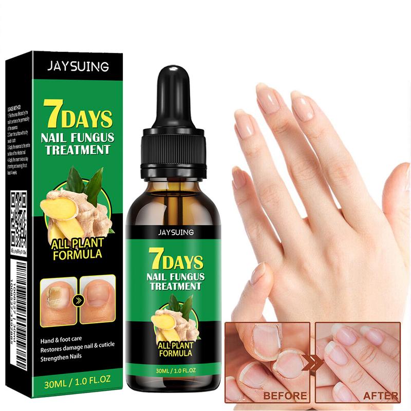 JAYSUING Ginger Nail Strengthen Oil, Moisturizes and Thickens Nails -longer, Stronger and Brighter Nails, Nail Care Product