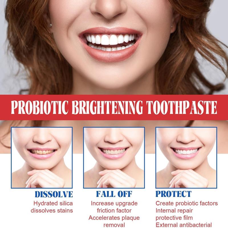 Sp-6 Ultra Whitening,Sp 6 Toothpaste, Ultra Whitening Toothpaste Sp-6,Probiotic Brightening Toothpaste,Deep Cleaning Care Toothpaste,Fresh Breath Toothpaste