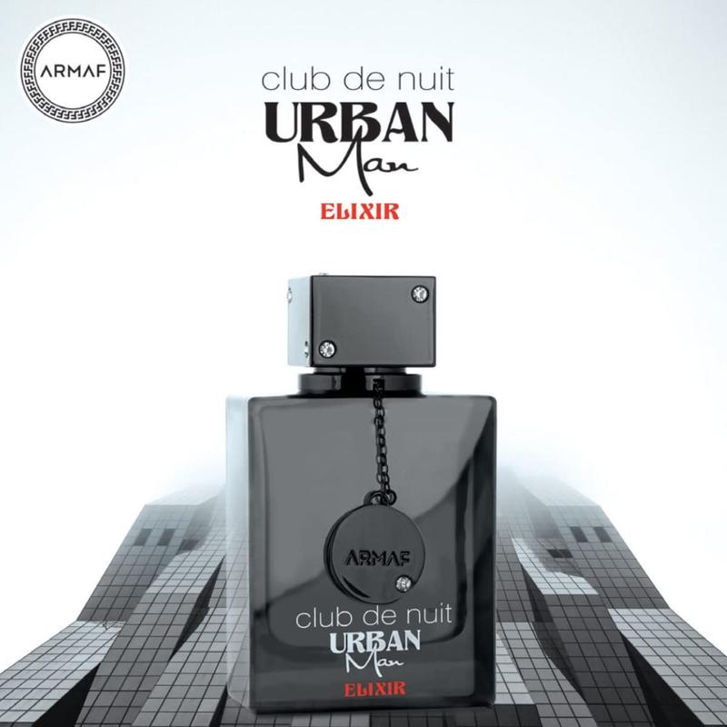 Armaf Club De Nuit Urban Man Elixir for Men Eau de Parfum Spray, 3.6 Oz