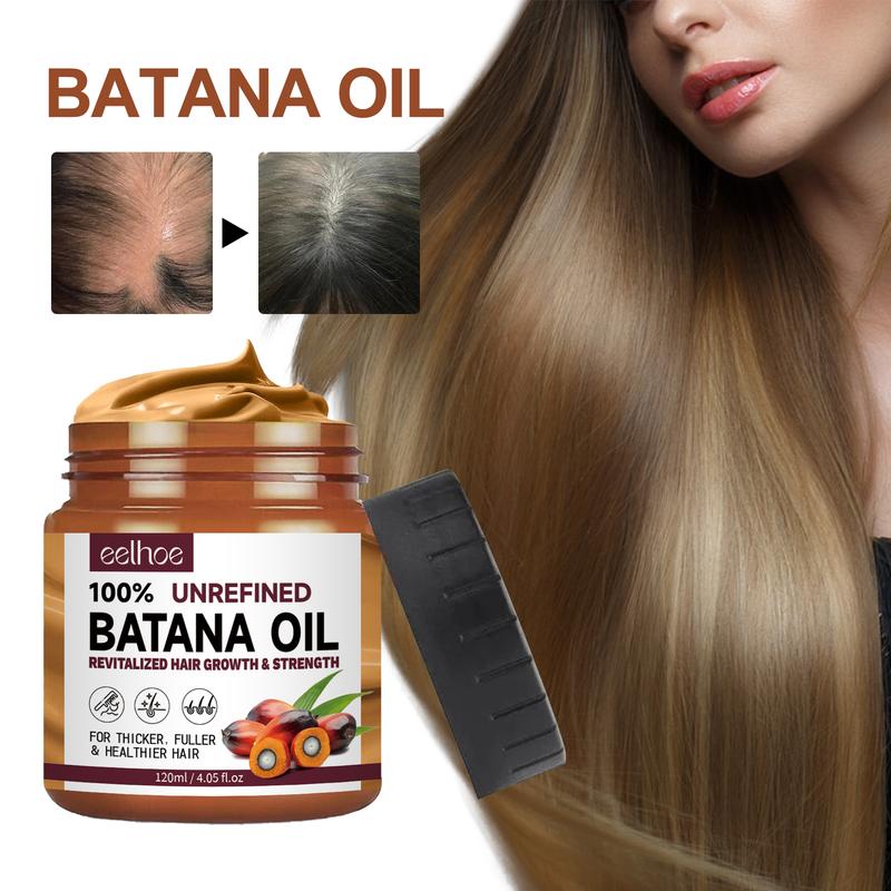 Batana Oil for Hair Growth 100% Batana Oil from Honduras as Hair Mask, Repairs Damaged Hair & Skin, Reduces HairLoss 4oz (118ml) Haircare Comfort