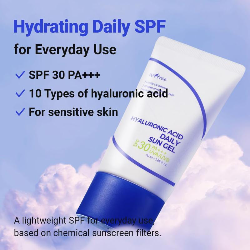 ISNTREE Hyaluronic Acid Daily Sun Gel 50ml, 1.69 fl oz with SPF 30 PA+++