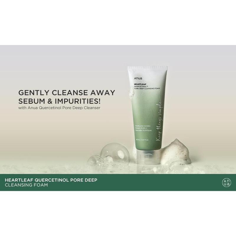 ANUA Heartleaf Quercetinol Pore Deep Cleansing Foam, 150 ml