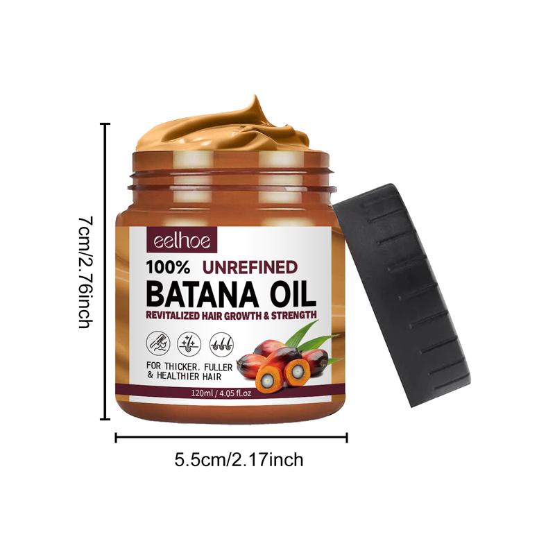 Batana Oil for Hair Growth 100% Batana Oil from Honduras as Hair Mask, Repairs Damaged Hair & Skin, Reduces HairLoss 4oz (118ml) Haircare Comfort