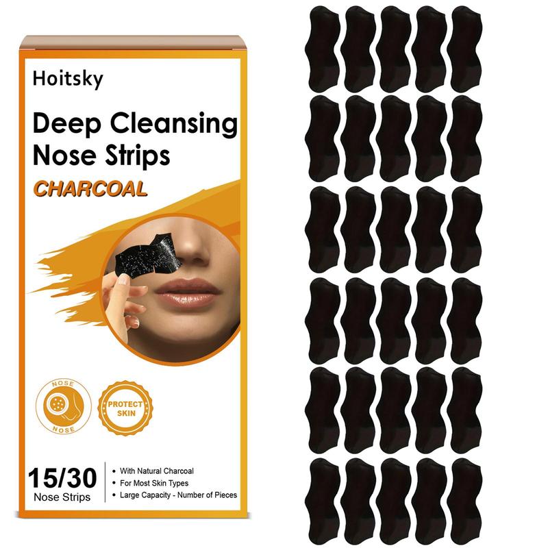 Deep Cleansing Nose Strips, 1 Set Blackhead Remover Nose Sticker, Nose Pore Cleaning Strips, Facial Skin Care Products for Women & Men