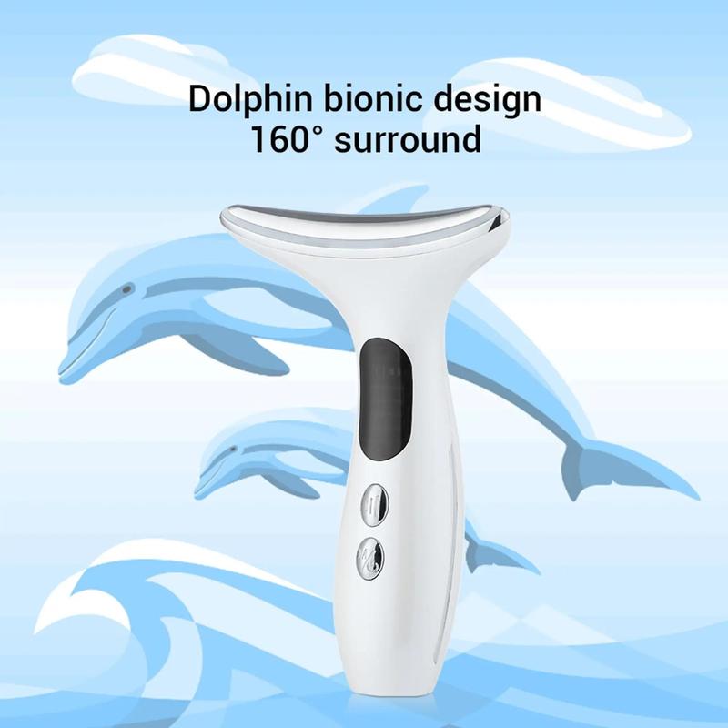 Three Level Constant Temperature Comfort Neck Beauty Instrument, Durable Neck and Face Skin Tightening and Lifting Massager, Christmas, Christmas Gift