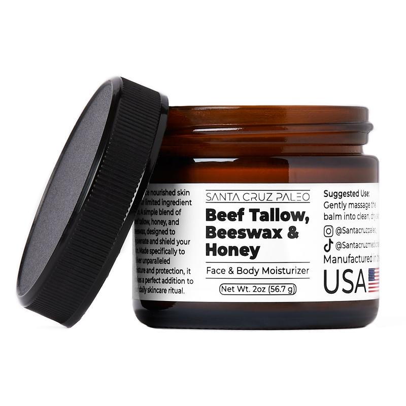 Beef Tallow Beeswax and Honey Moisturizer