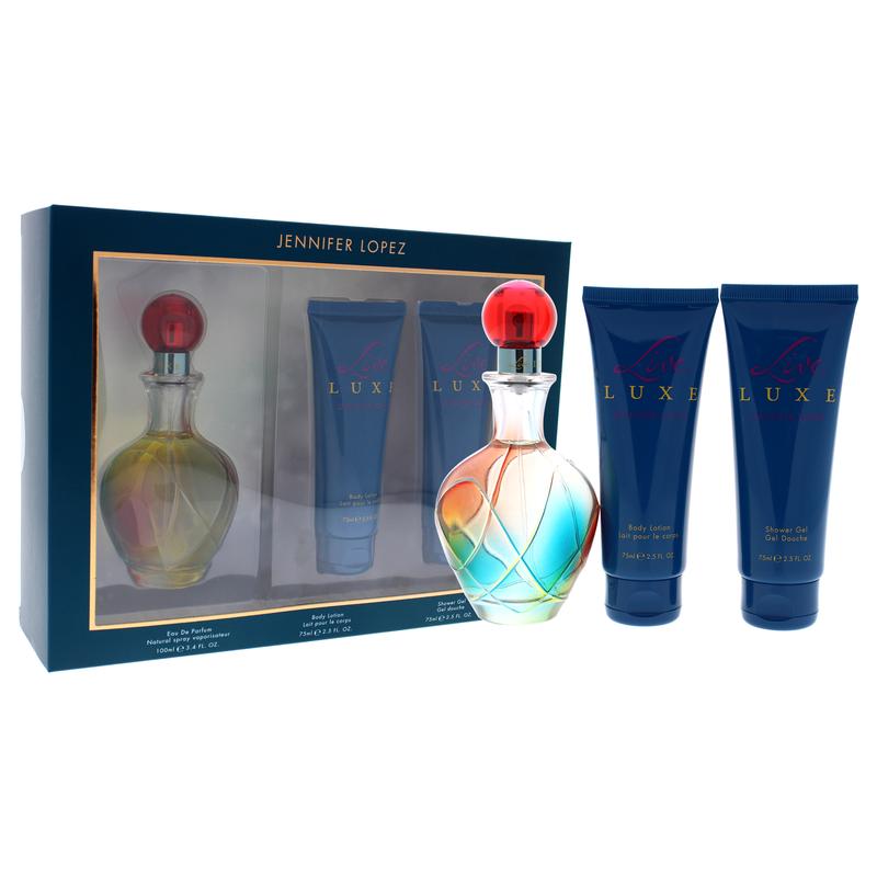 Live Luxe by Jennifer Lopez for Women - 3 Pc Gift Set 3.4oz EDP Spray, 2.5oz Shower Gel, 2.5oz Body Lotion