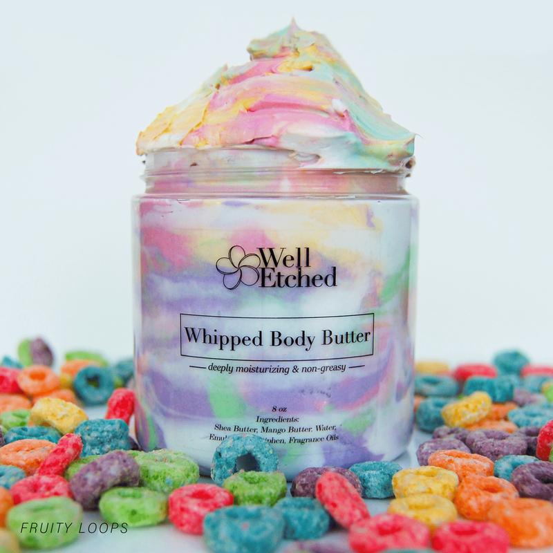 Non-greasy Whipped Body Butter | shea butter, mango butter, natural hydrating moisturizer