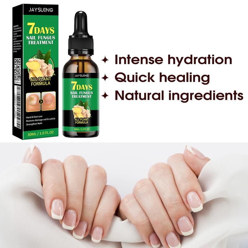 JAYSUING Ginger Nail Strengthen Oil, Moisturizes and Thickens Nails -longer, Stronger and Brighter Nails, Nail Care Product