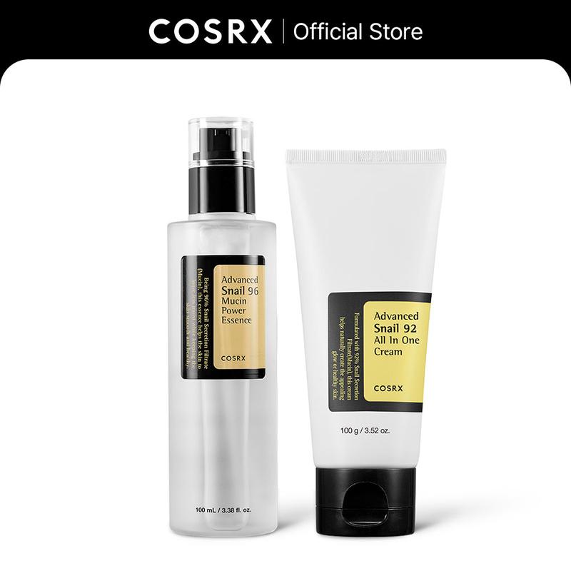 [COSRX OFFICIAL] Snail Mucin Essence & Cream Duo snail slime