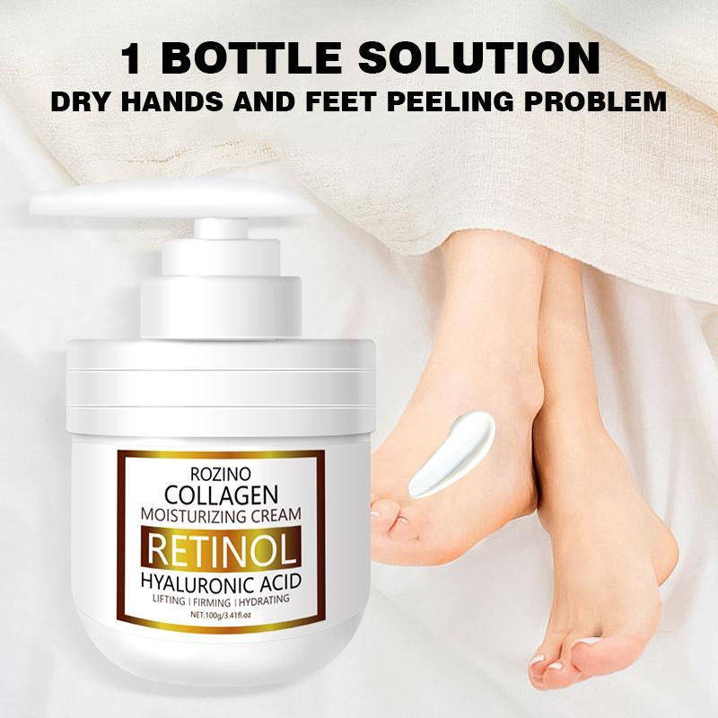 Retinol Moisturizing Hand Cream, Hydrating & Nourishing Hand & Foot Lotion for All Skin Types