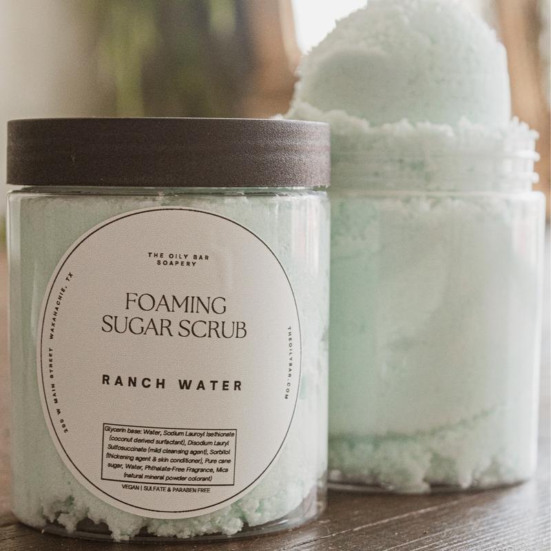 Foaming Sugar Scrub for Gentle Skin Exfoliation - Body Care