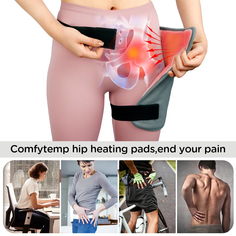 Hip Heating Pad for Hip Sciatica Pain Relief, Birthday Gifts for Women Men Mom, Lower Back Thigh Buttock Electric Heat Pad, Hot Physical Therapy(S M) Comfort