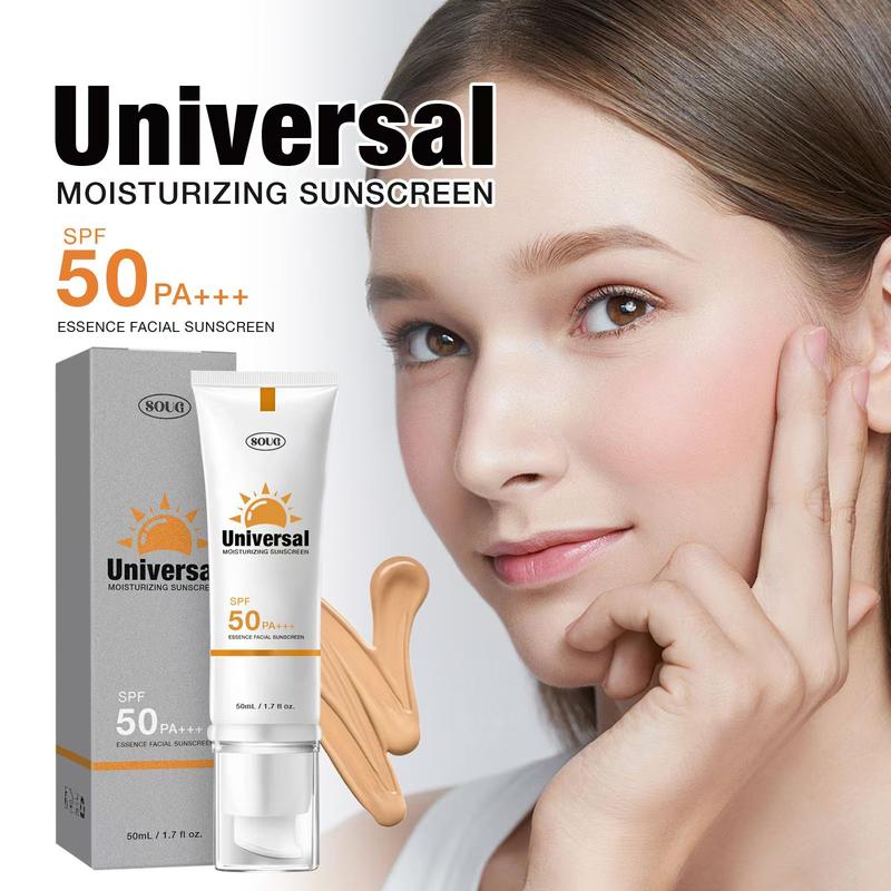 SOUG sunscreen, prevents sunburn and tanning, universal colored moisturizing sunscreen SPF 50PA+++ Facial Skincare matte sunscreen