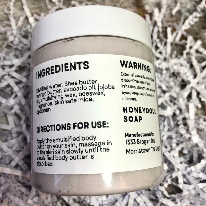 Hot Cocoa Emulsified Body Butter - Moisturizing - Skincare - Chocolate Scented - Body Care