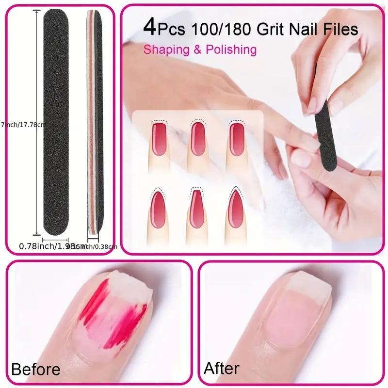 Nail Polishing Tool Set, 18pcs set Nail Polishing Kit, Professional Manicure & Pedicure Tool Set, Christmas Gift