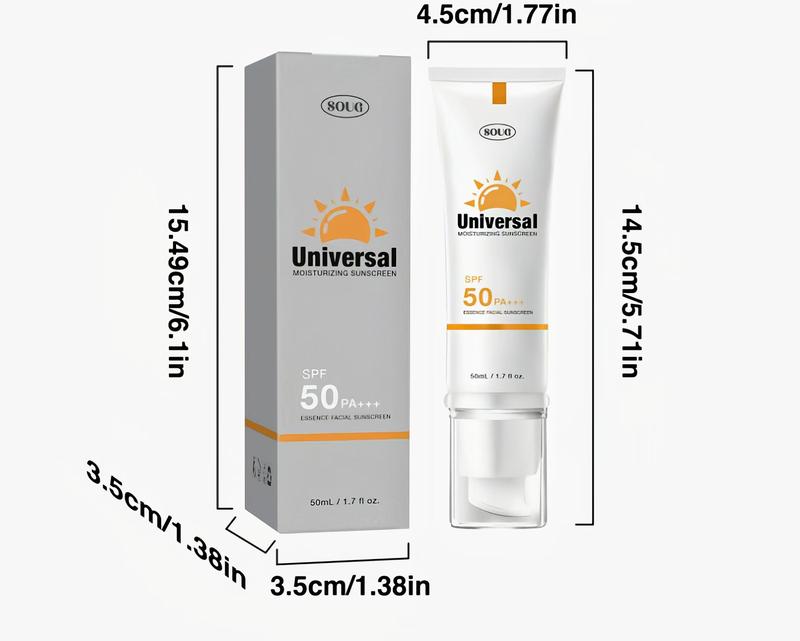 SOUG sunscreen, prevents sunburn and tanning, universal colored moisturizing sunscreen SPF 50PA+++ Facial Skincare matte sunscreen