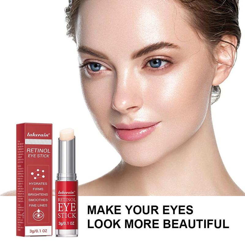 Retinol Eye Care Stick, 1 Count Retinol Eye Cream for Soothing the Look of Dark Circles & Puffiness, Eye Care Product for Daily Use, Makeup Products