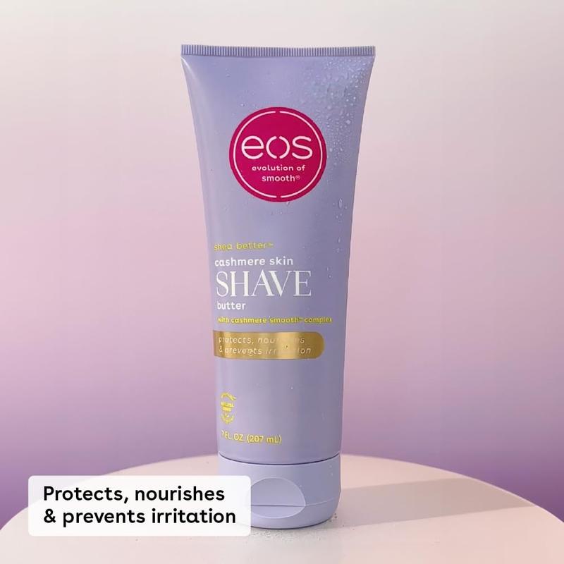 eos Cashmere Skin Collection Shave Butter- Vanilla Cashmere Scented, Non-Foaming Shave Cream, 7 fl oz