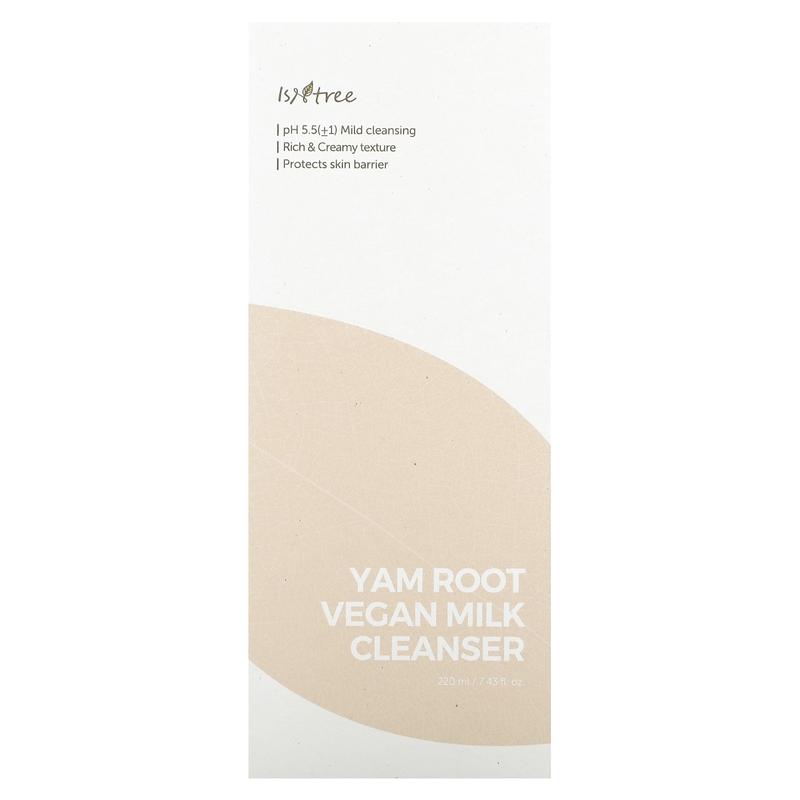 ISNtree Yam Root Vegan Milk Cleanser, 7.43 fl oz (220 ml)