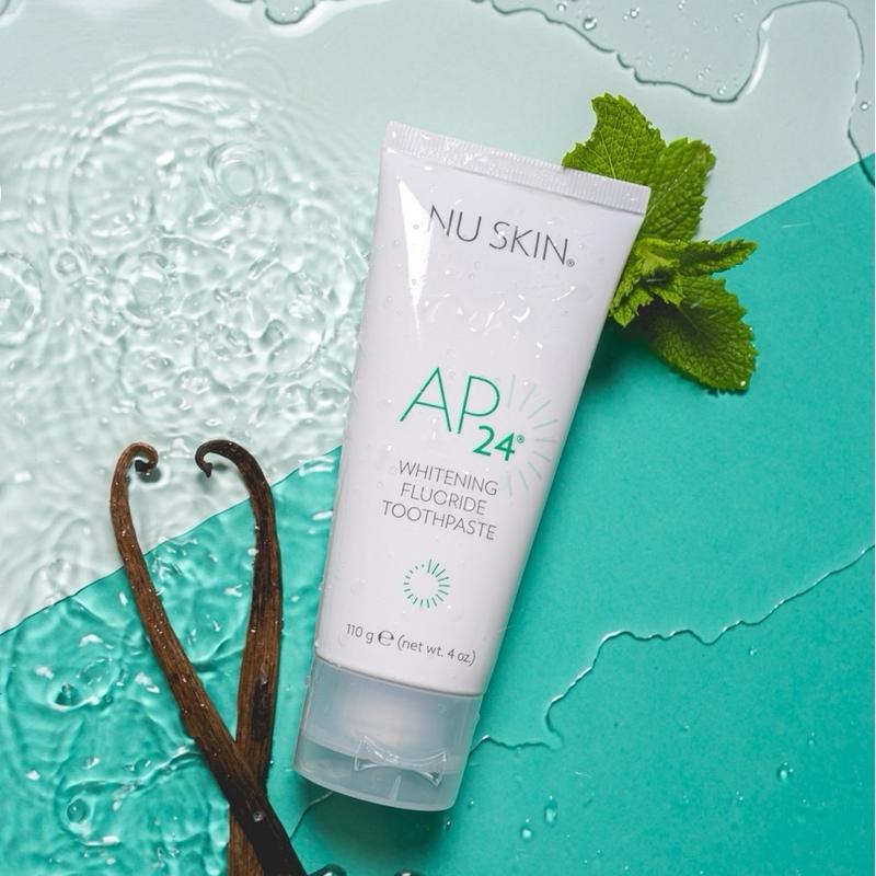 Nuskin AP 24 Whitening Fluoride Toothpaste for Gentle Oral Care - Mint Vanilla, Long-Lasting Clean & Fresh Feel