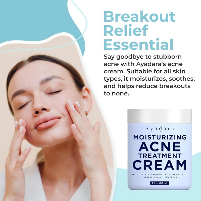 AYADARA Breakout Warrior Acne Cream Facial Flower