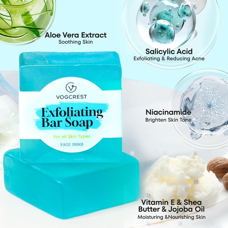 Exfoliating Pre-Shave Soap – Gently Removes Dead Skin, Reduces Ingrown Hairs, and Prepares Face & Body for a Smooth, Comfortable Shaving Experience