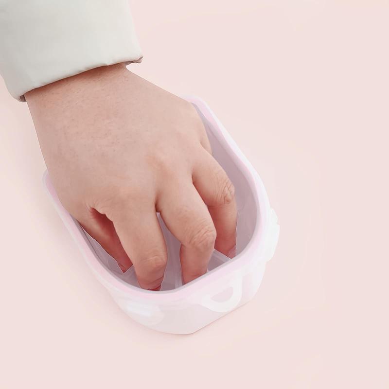 Nail Soaking Bowl, Nail Art Polish Removal Soaking Tray, Manicure Spa Tool for Nail Polish Remover