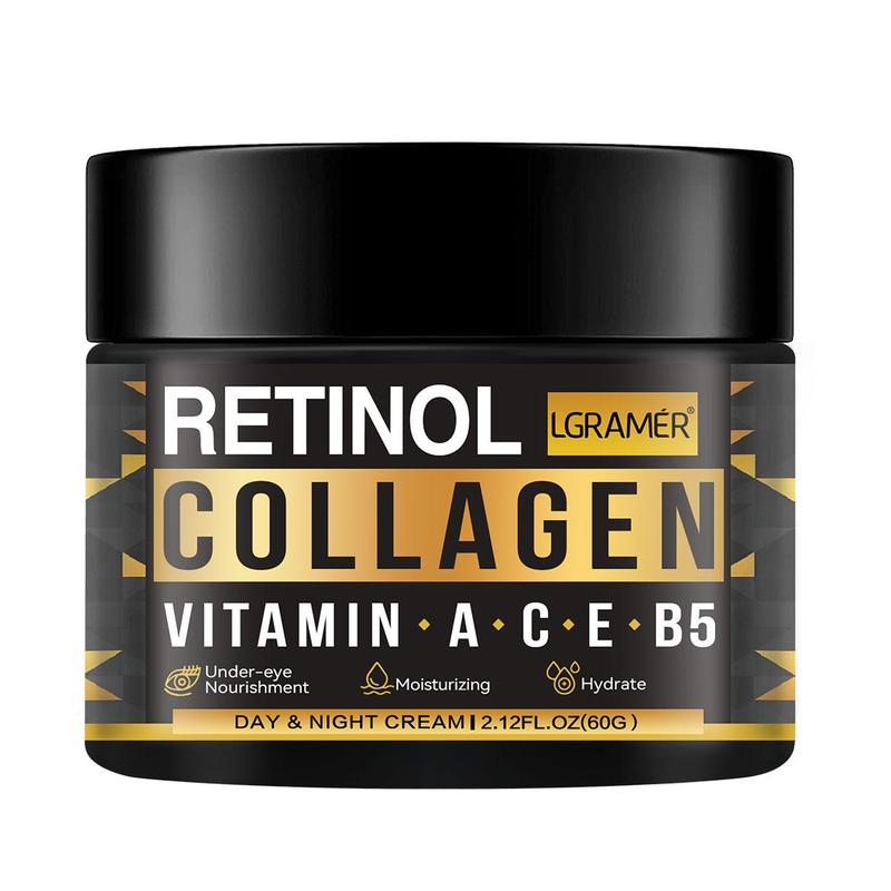 Retinol Collagen Moisturizing Facial Skincare Cream, Brightening & Firming Facial Lotion, Beauty & Personal Care Product for Men